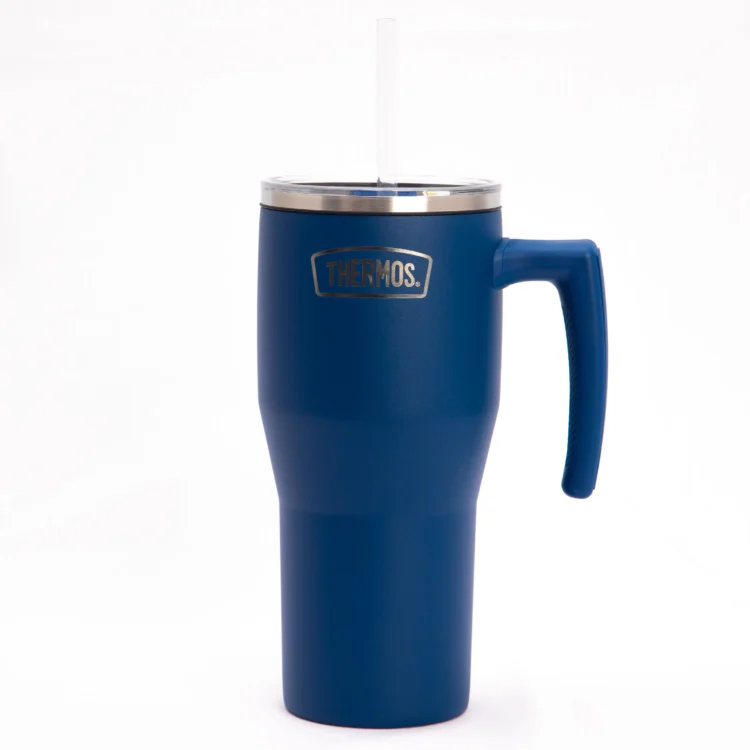 Vaso térmico con asa 850ml - Azul