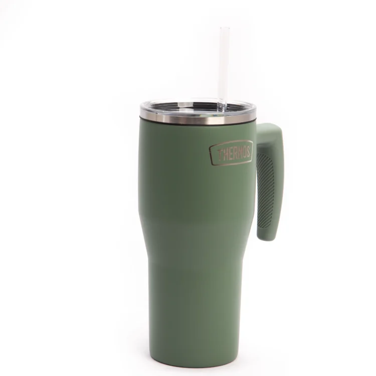 Vaso térmico con asa 850ml - Verde